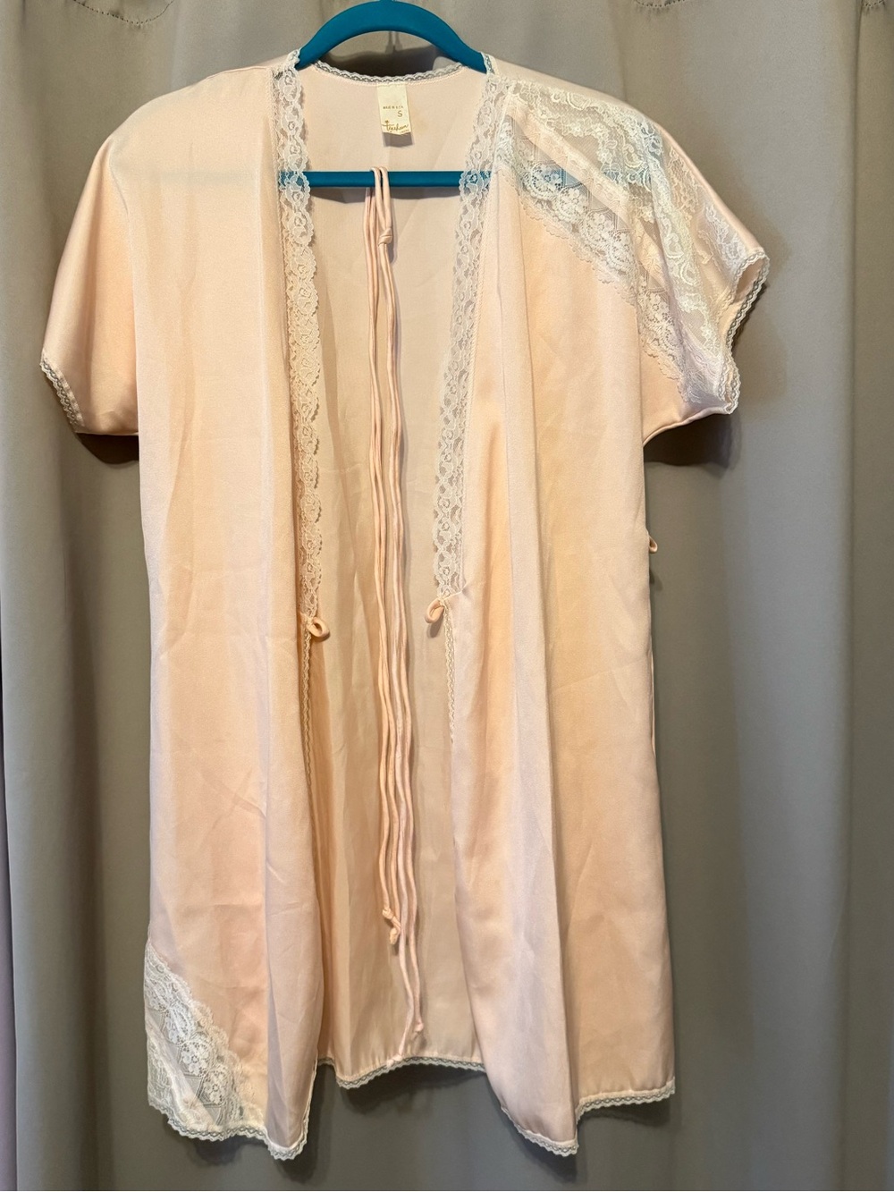 Vintage Texsheen Lingerie Kimono Style Robe Size Small